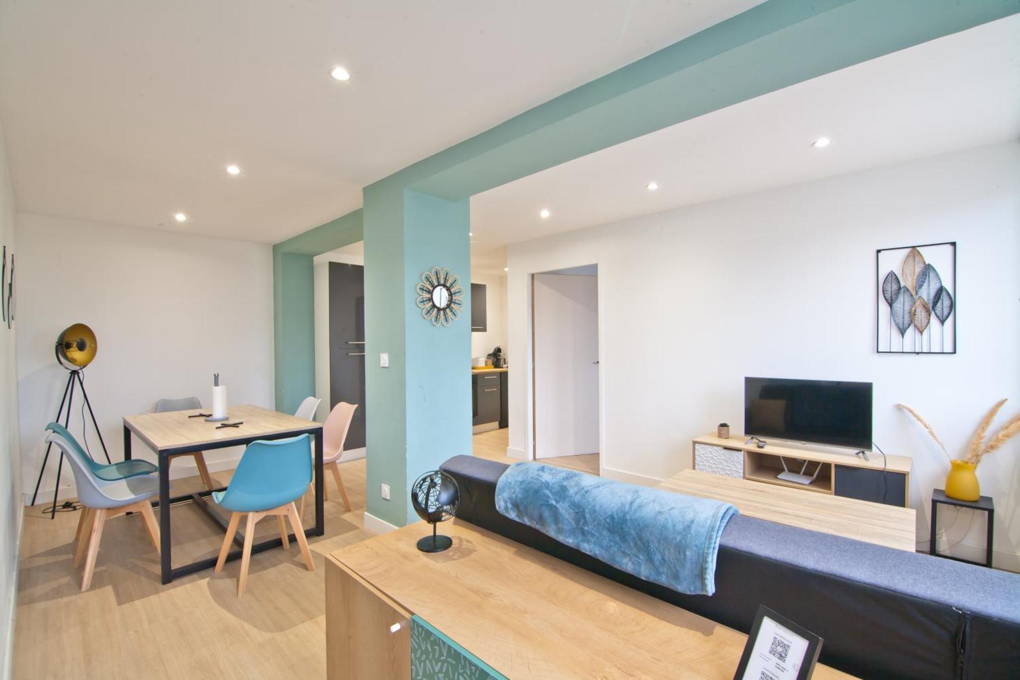 Appartement Familial, 2 Chambres, En Rdc Sur Cour 생-플로랑탱 외부 사진